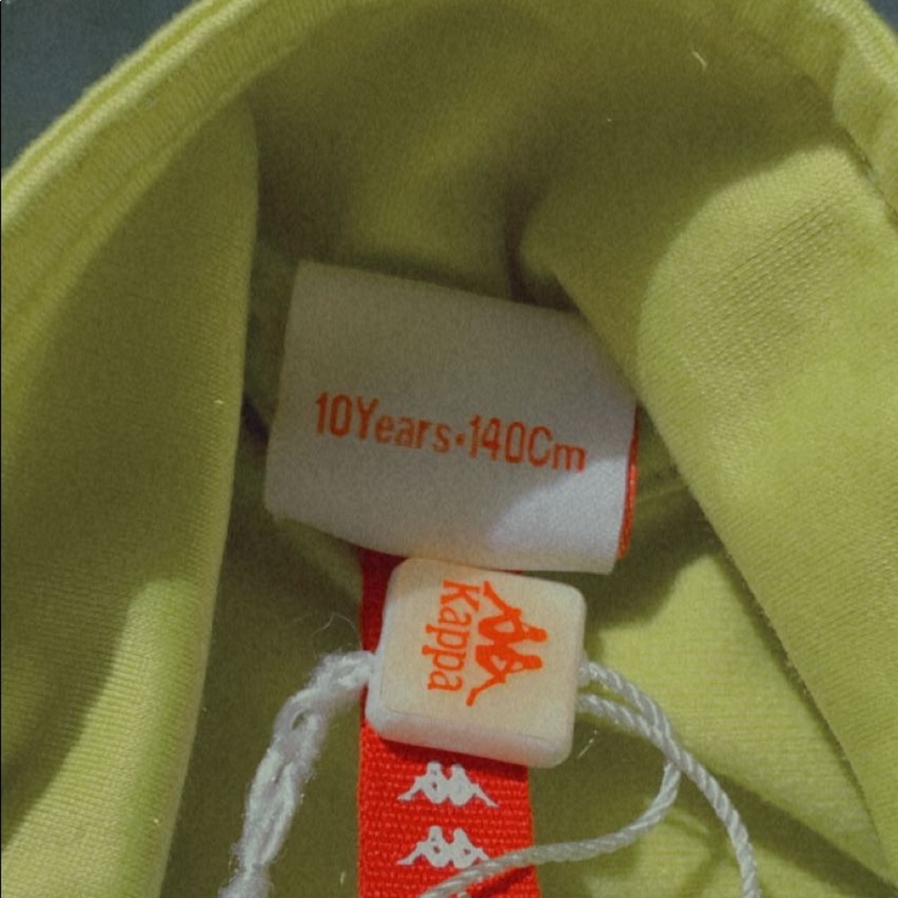 Lime green kappa sweater